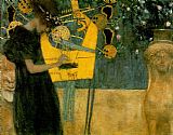 Gustav Klimt Music I 1895 painting